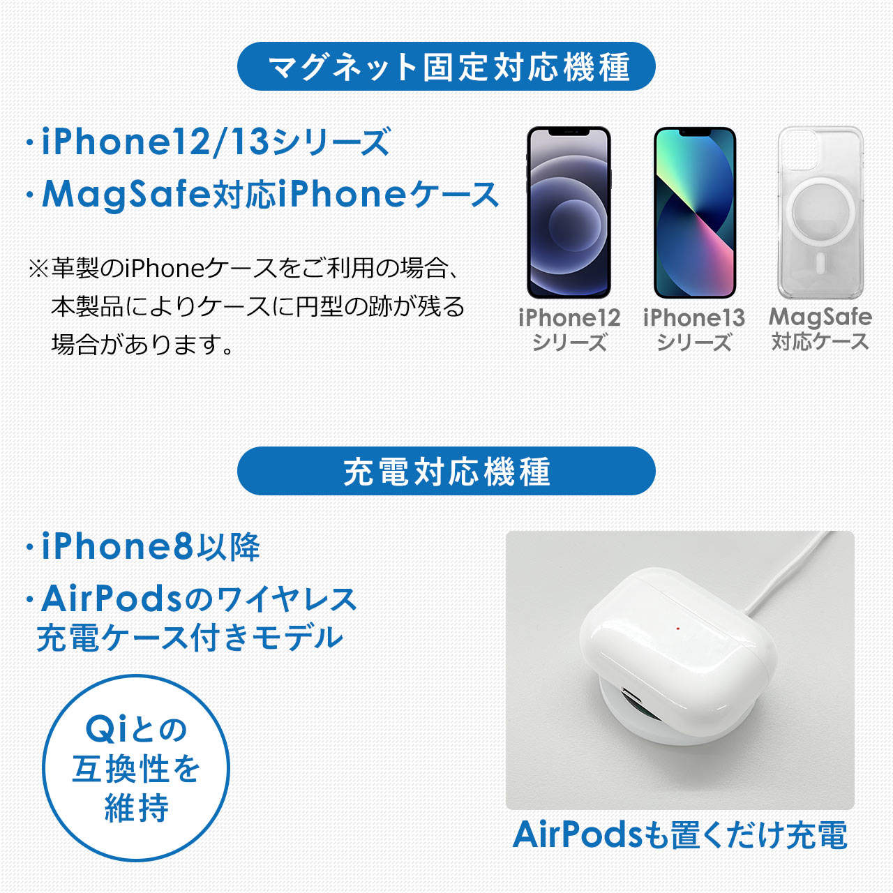 }OlbgCX[d MagsafeΉiPhone QiKi݊ P[u2.5m ̌^ iPhone12/13V[Y 700-WLC005