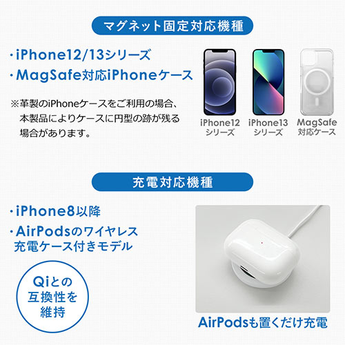 }OlbgCX[d MagsafeΉiPhone QiKi݊ P[u2.5m ̌^ iPhone12/13V[Y 700-WLC005