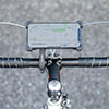 【期間限定お値下げ】自転車用スマートフォンホルダー（脱落防止・固定・iPhone・スマートフォン・4～6.5インチ対応・360度回転・簡単着脱・ブラック）