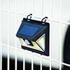 センサーライト 人感センサー付き LEDライト ソーラー充電式 屋外用 壁設置 防水防塵 IP54 300ルーメン