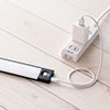 LEDセンサーライト 人感センサー 常時点灯 USB充電式 マグネット 手持ち LEDライト 薄型 最大約350ルーメン 幅60cm 昼白色