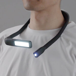 ��|��LED���C�g �l�b�N���C�g �Ǐ��� �[�d�� ���� �h���K�iIPX4 �u���b�N �ő�180���[����