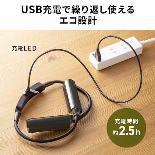 yvCf[Z[zlbNCg |LED USB[d ƗpCg hKiIP44 ő120[ tLVuA[ ubN 800-LED083BK