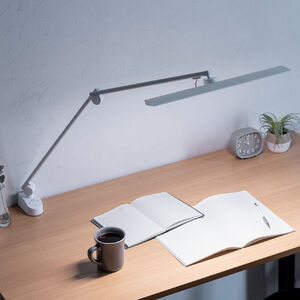 �f�X�N���C�g �L�͈͏Ǝ�LED �������F �A�[�����C�g �^�b�`�Z���T�[ �N�����v�Œ� ����45cm �z���C�g