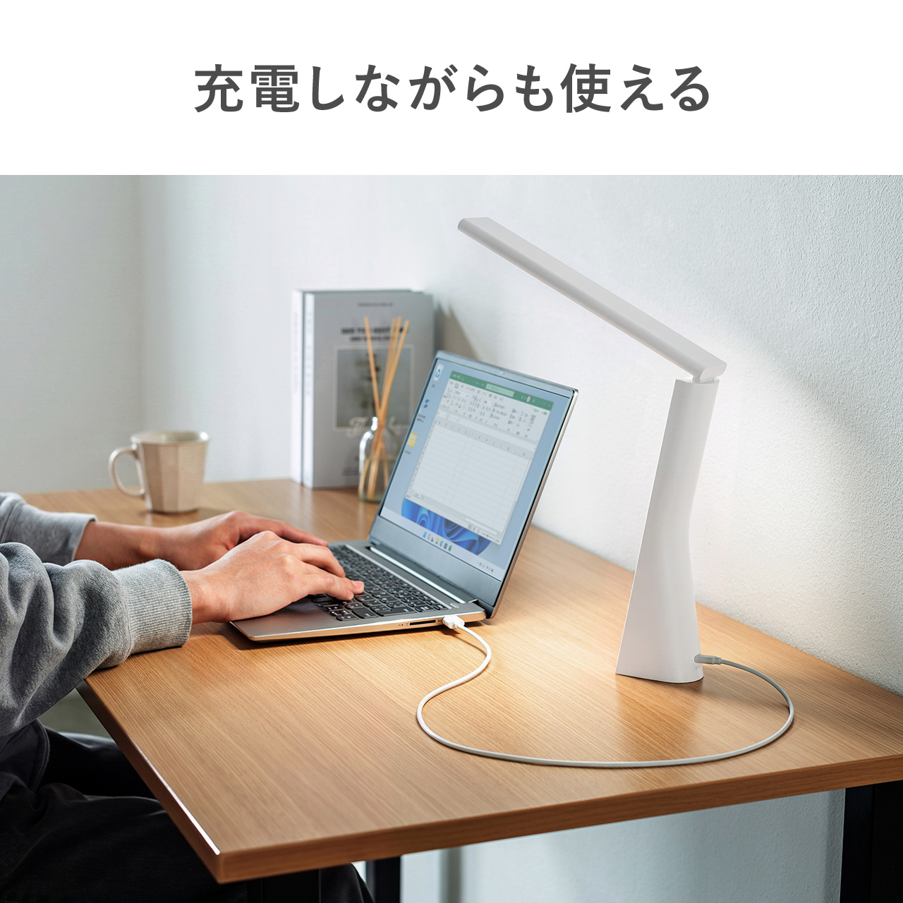 フレックス　FLEX コードレスディテイリングライト　専用スタンド　セット　美品 サンワダイレクト本店 サンワサプライ【オフィス・PC周辺通販】
