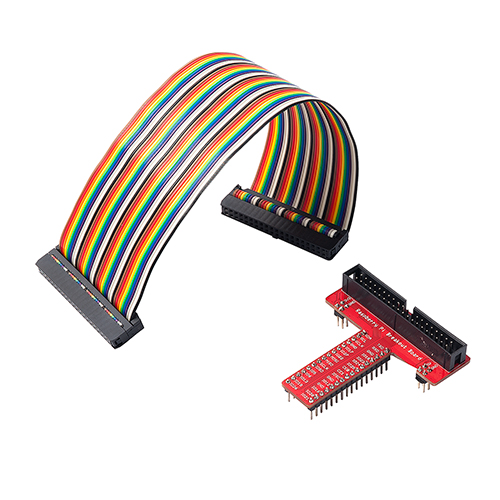 Raspberry Pi用ブレッドボード接続T型基板キット（Pi 3 Model B/Pi 2 Model B/Pi Model B+対応・GPIO拡張キット・ケーブル付）