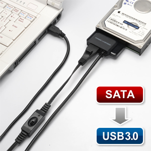 SATA-USB3.0ϊP[ui2.5C`E3.5C`hCuΉj 800-TK012