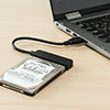 SATA-USBタイプA変換ケーブル（USB3.0・USB3.1 Gen1・2.5インチ・UASP対応・SSD・HDD）