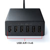 USB[d USB A 6|[g v12Ao ubN |[g ϋv ACA-IP67BK