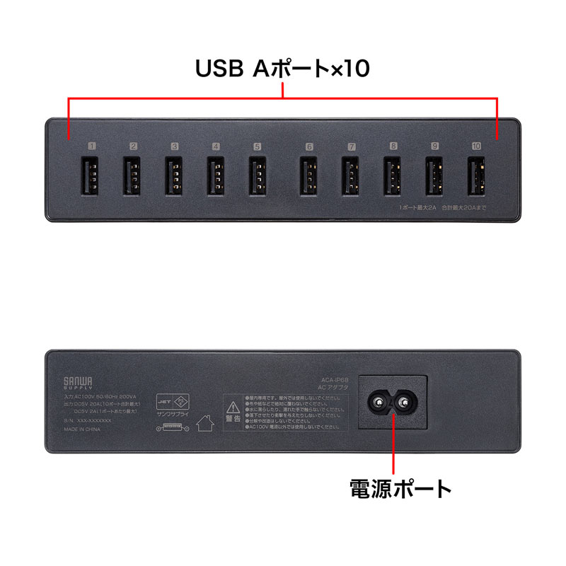 USB[d 10|[g v20A ϋv^Cv |[g ≏Lbv ACA-IP68