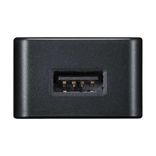 USB充電器 1A 広温度範囲対応タイプ 絶縁キャップ  安全性 耐久性 ACA-IP69BK