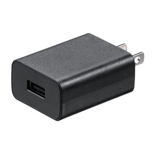 USB充電器（2A・ブラック）