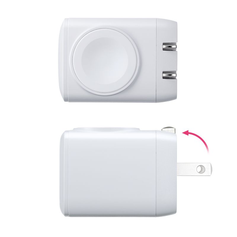 Apple WatchΉ USB[d PD30W USB-C~1 2in1 ^ }[d iPhone iPad 13C`MacBook Air X}z ^ubg ACA-PD101