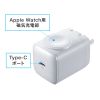 Apple WatchΉ USB[d PD30W USB-C~1 2in1 ^ }[d iPhone iPad 13C`MacBook Air X}z ^ubg ACA-PD101