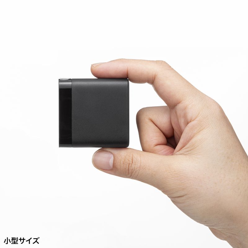 USB-C[d PD [d 65W 4|[g Type-C~3 USB-A~1 GaN̗p ܂肽ݎvO }[d m[gp\R |[g PSEKi ubN ACA-PD107BK
