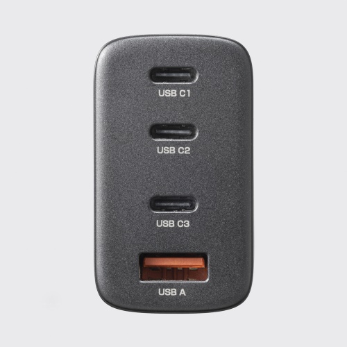 USB-C[d PD [d 65W 4|[g Type-C~3 USB-A~1 GaN̗p ܂肽ݎvO }[d m[gp\R |[g PSEKi ubN ACA-PD107BK