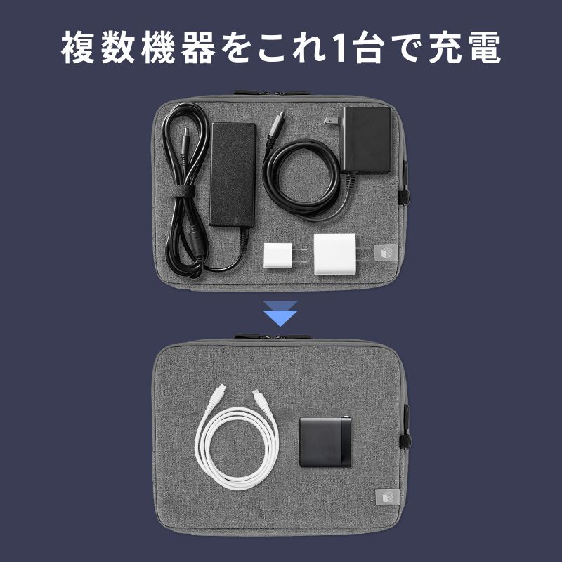 USB-C[d PD [d 65W 4|[g Type-C~3 USB-A~1 GaN̗p ܂肽ݎvO }[d m[gp\R |[g PSEKi ubN ACA-PD107BK