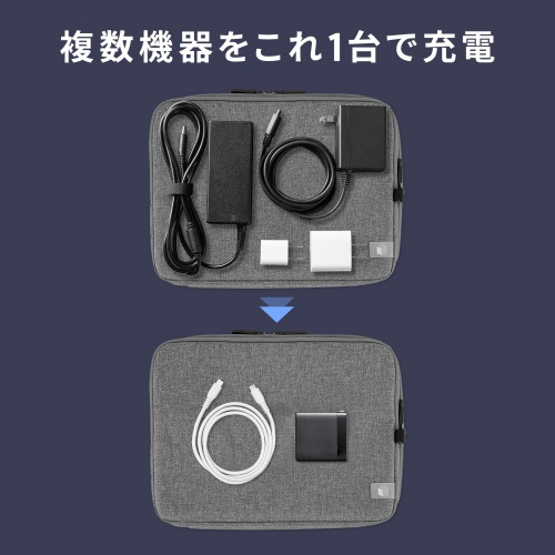 USB-C[d PD [d 65W 4|[g Type-C~3 USB-A~1 GaN̗p ܂肽ݎvO }[d m[gp\R |[g PSEKi ubN ACA-PD107BK