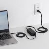 AC�A�_�v�^�[ USB PD�Ή�AC�[�d�� PD65W �d���R�[�h�^ Type-C�P�[�u����̌^ �m�[�g�p�\�R���[�d �u���b�N