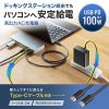 USB PD 100W ACA_v^ USB Type-CP[ut o PSE擾 ACA-PD93BK