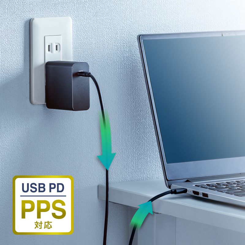 USB PD 100W ACA_v^ USB Type-CP[ut o PSE擾 ACA-PD93BK