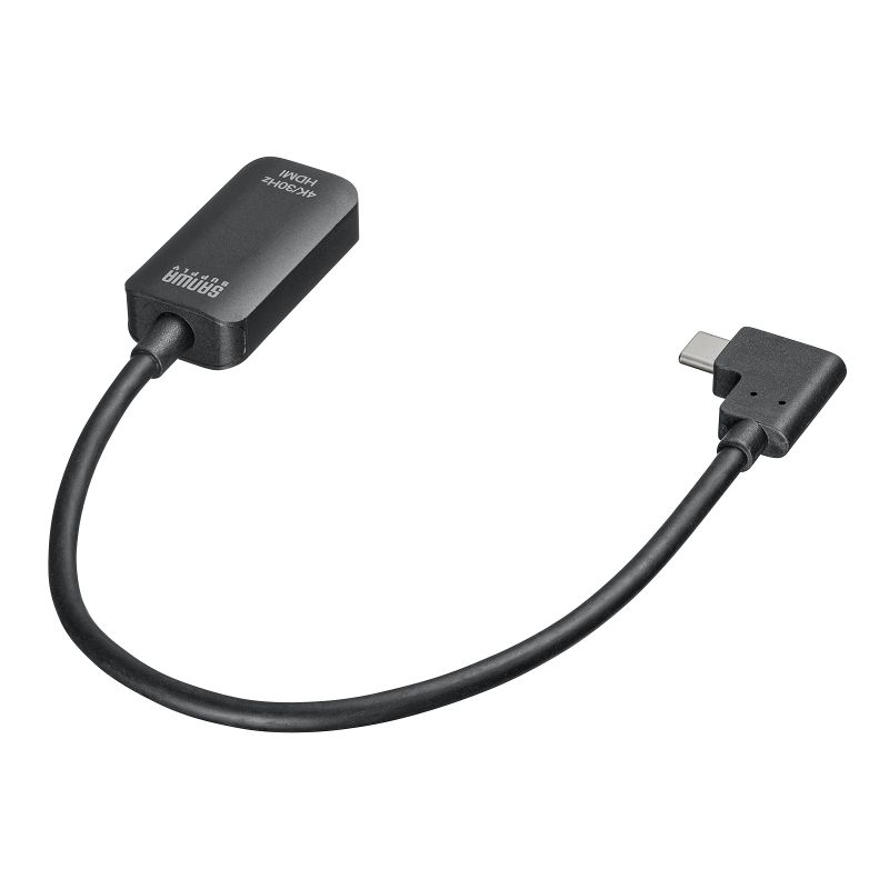USB Type C-HDMIϊA_v^ 4K/30Hz L P[u20cm ubN AD-ALCHD02L
