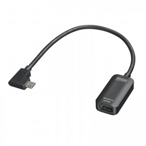 USB Type C-HDMIϊA_v^ 4K/30Hz L P[u20cm ubN