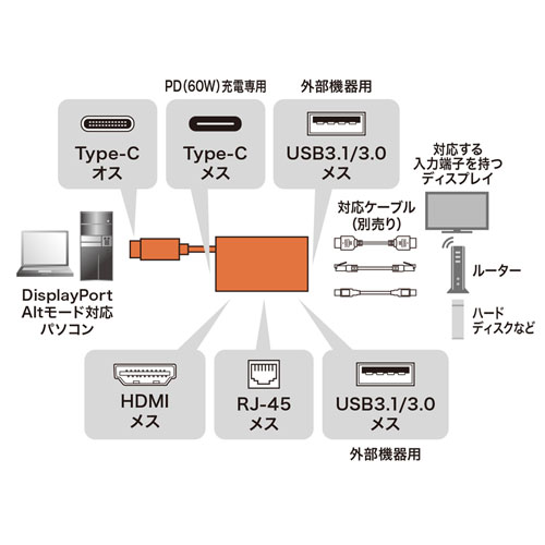 USB Type C-}`ϊA_v^ (4K60Hz) AD-ALCMH60L
