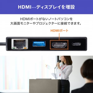 USB Type-Cマルチ変換アダプタ|サンプル無料貸出対応 AD USB Type-Cマルチ変換アダプタ|サンプル無料貸出対応 AD