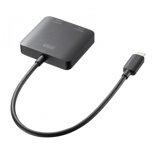 USB-C HDMI ϊA_v^ 2 4K/60Hz HDR P[u20cm Windows }`fBXvC ~[O AD-ALCMST2HD2