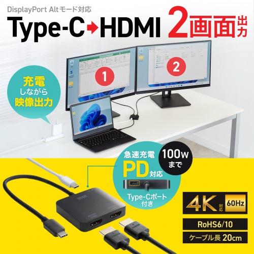 【未開封】サンワサプライ USB-HDMI変換アダプタ　未使用品 Amazon | サンワサプライ USB-HDMIディスプレイ変換アダプタ AD