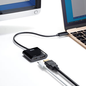 USB Type C-HDMI変換アダプタ（4K/60Hz/PD対応）｜サンプル無料貸出