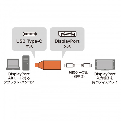TypeCiDP Alt[hj-DisplayPortϊA_v^ AD-ALCS-DP
