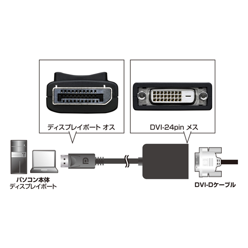 DisplayPort-DVIϊA_v^ AD-DPDV02