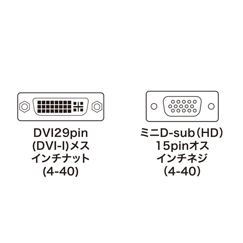 DVIA_v^iϊEDVI29pinX-~jD-sub15pinIXj AD-DV01K