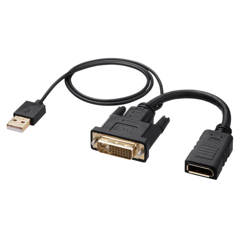 DisplayPort-DVI変換アダプタ AD-DPVA01 26個 DVI-DisplayPort変換アダプタ AD-DPFDV01 | サンワサプライ