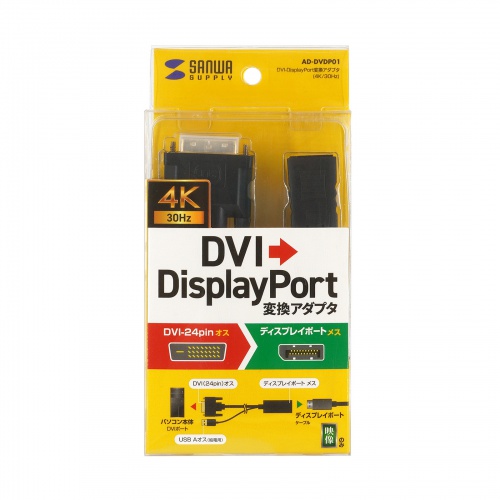 DisplayPort-DVI変換アダプタ AD-DPVA01 26個 DisplayPort-DVI変換アダプタ AD-DPVA01 26個