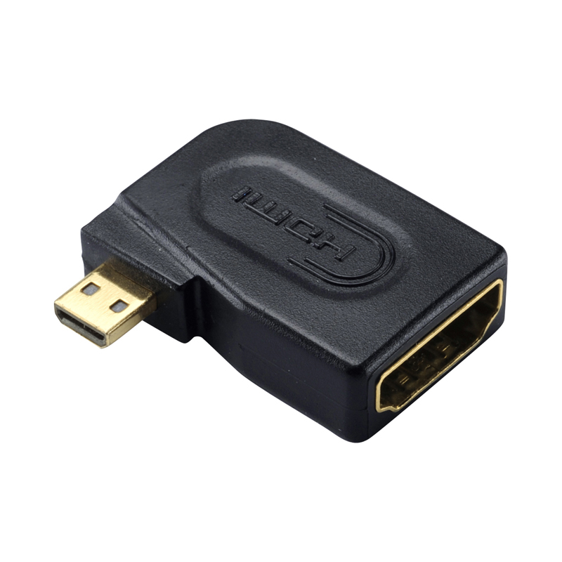 アウトレット：HDMI変換アダプタ（マイクロHDMI・L字型・ブラック）ZAD-HD10LMCの販売商品 |通販ならサンワダイレクト