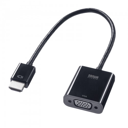 HDMI-VGA変換アダプタ（HDMI Aオス-VGAメス） AD-HD24VGAの通販なら