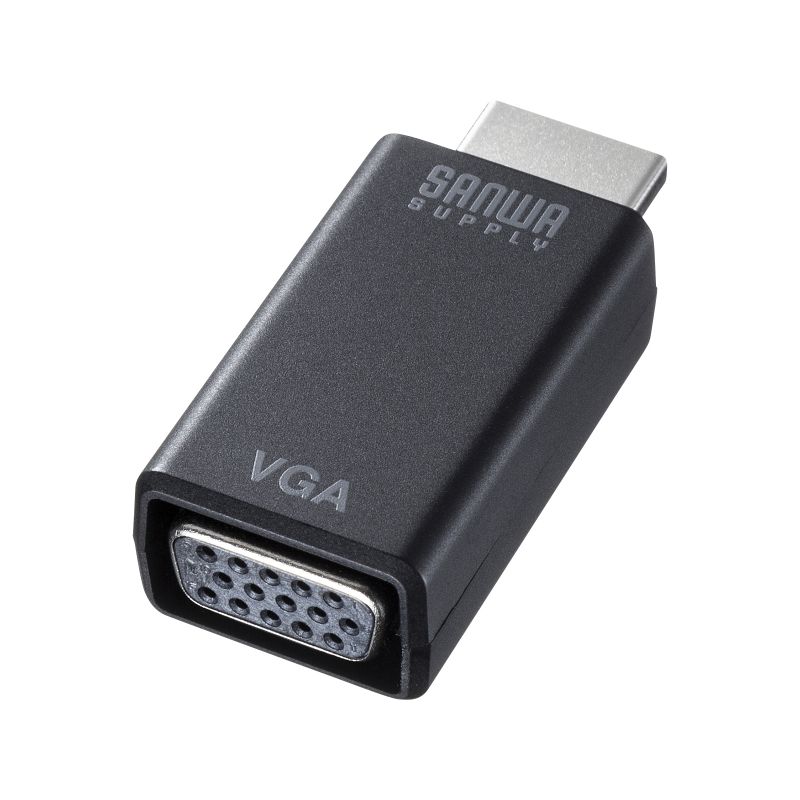 HDMI-VGA変換アダプタ オーディオ出力付き（AD-HD25VGA） - 分配器、切替器