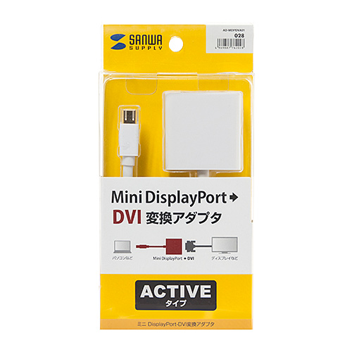 AEgbgFMini DisplayPort-DVIϊA_v^ ZAD-MDPDVA01
