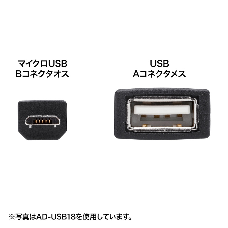 USBzXgP[u(MicroBIX-AXEzCgE10cmj AD-USB18W