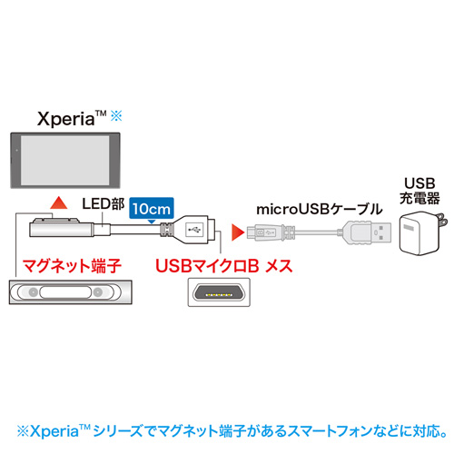 Xperia }Olbg[d[qϊA_v^[ iA~RlN^[EzCgj AD-USB21XP-AL