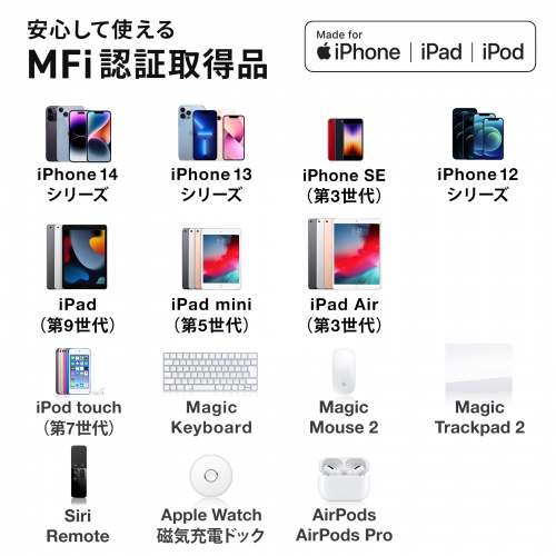 USB Type-C LightningϊA_v^ PD60W USB2.0 MFiF f[^] [d Xgbvt ubN AD-USB30LCFBK