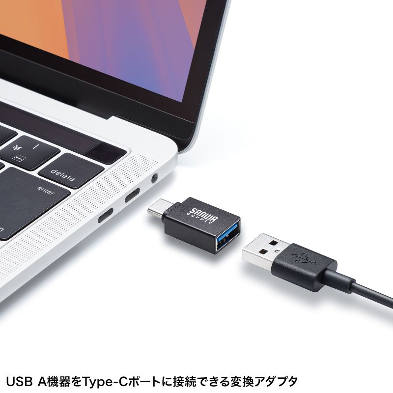 Type-CϊA_v^ USB 5Gbps USB A to Type-Cϊ 5V3A[dΉ ^݌v A~RlN^ AD-USB31CAF