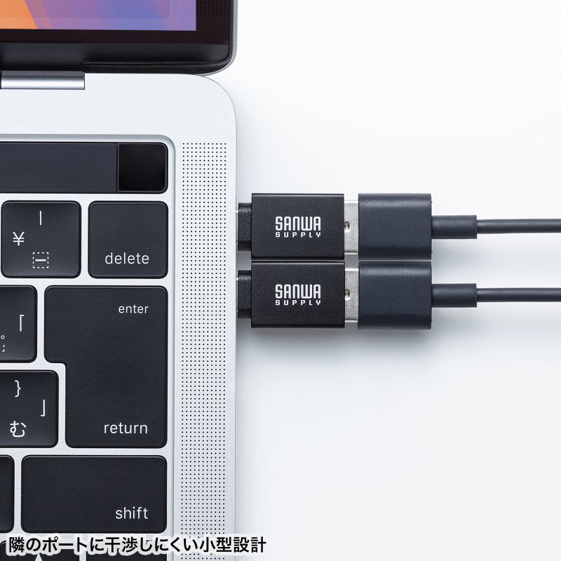 Type-CϊA_v^ USB 5Gbps USB A to Type-Cϊ 5V3A[dΉ ^݌v A~RlN^ AD-USB31CAF