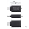 Type-CϊA_v^ USB 5Gbps USB A to Type-Cϊ 5V3A[dΉ ^݌v RlN^ ܃pbP[W AD-USB32CAF