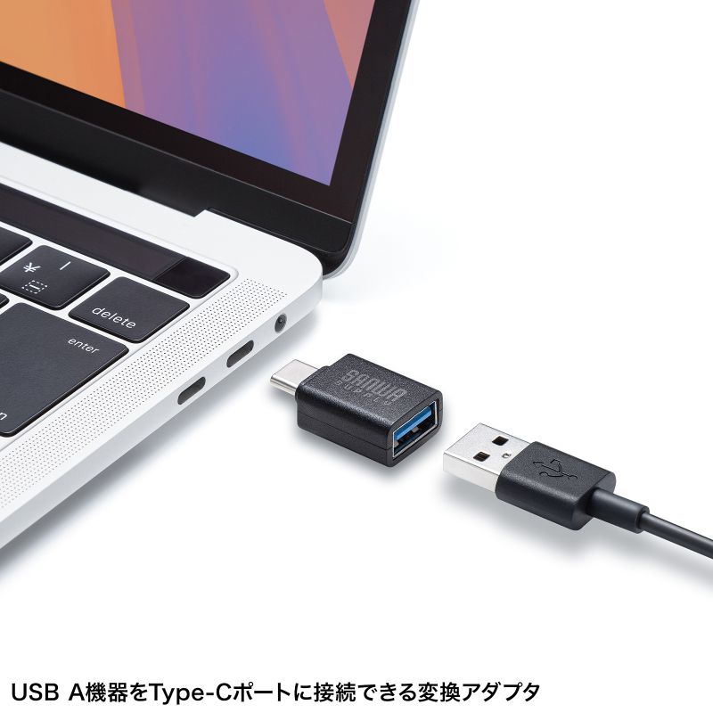 Type-CϊA_v^ USB 5Gbps USB A to Type-Cϊ 5V3A[dΉ ^݌v RlN^ ܃pbP[W AD-USB32CAF