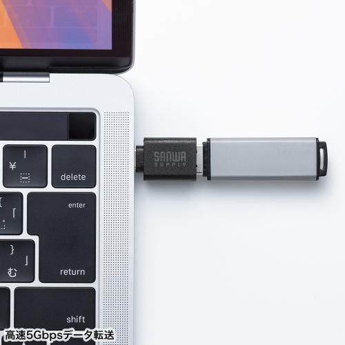 Type-CϊA_v^ USB 5Gbps USB A to Type-Cϊ 5V3A[dΉ ^݌v RlN^ ܃pbP[W AD-USB32CAF