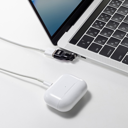 USB A to C �ϊ��A�_�v�^ 540����] �㉺���E �S�����Ή� L�� L�^ �R�l�N�^ USB2.0 Type-C�I�X-USB A���X �����ϊ� �u���b�N